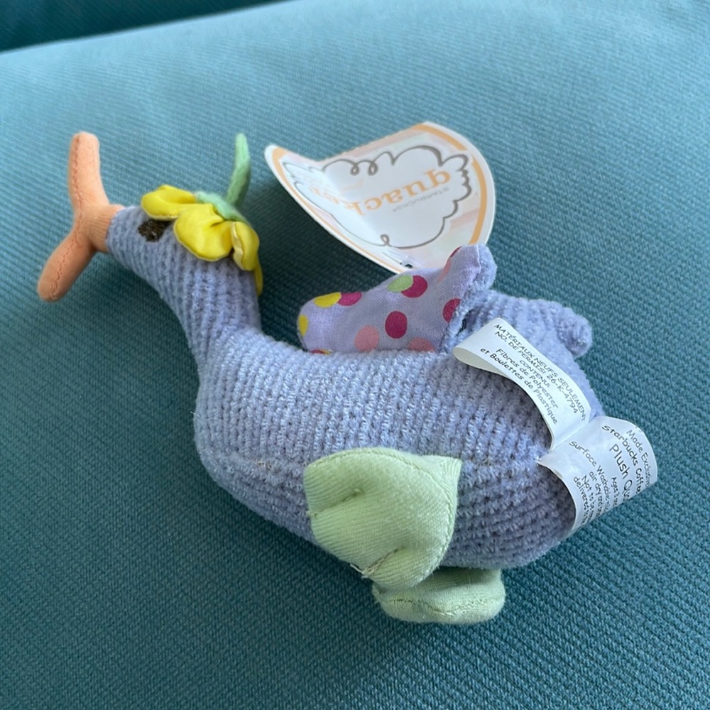 Starbucks plush quacker NWT